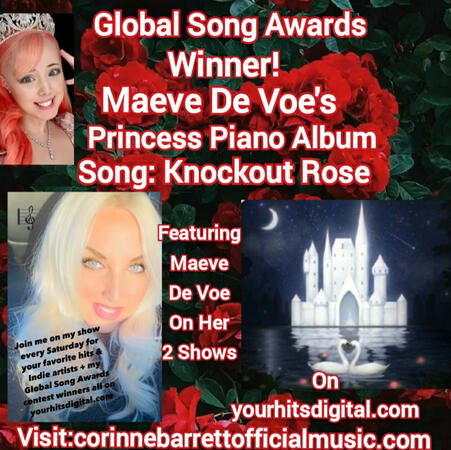 Global Song Awards 2024 Piano Classical Song &#39;Knockout Rose&#39; from Album The Loveliness of Luxuries